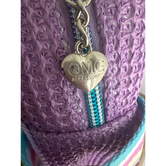 OMG ACCESSORIES "BEACH" STRAW POUC - Picture 3 of 6